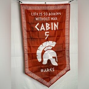 Ares Cabin 5 Flag 50x30 Inches